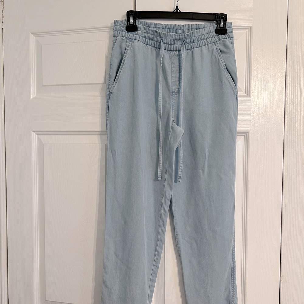 Gap women XS easy pant light blue